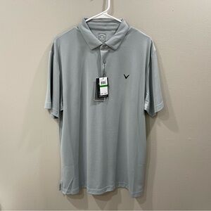 Callaway golf polo silver NWT
